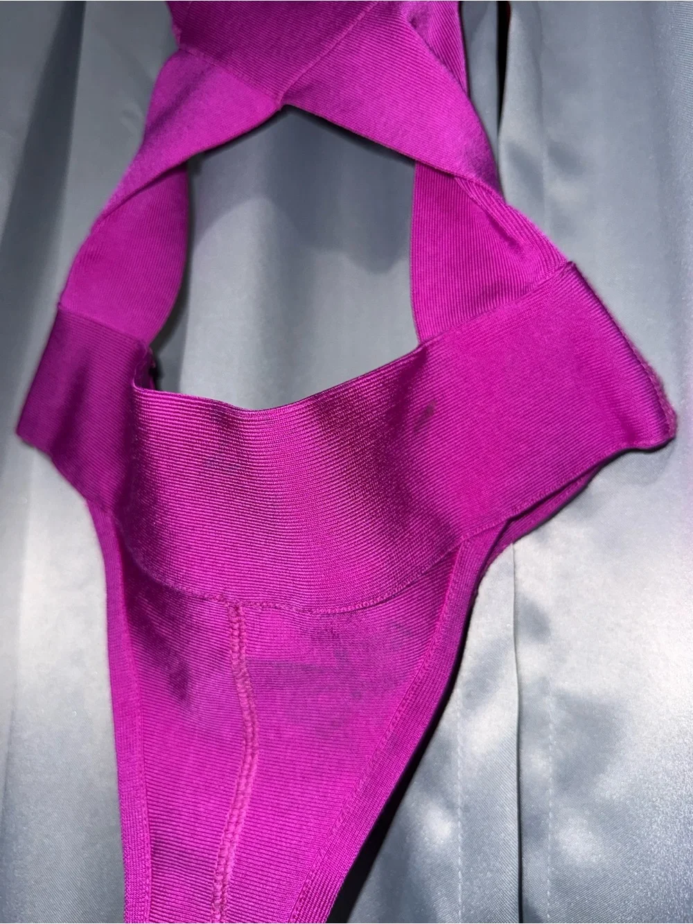 SKIMS One-Piece Swimsuit in Vibrant Magenta